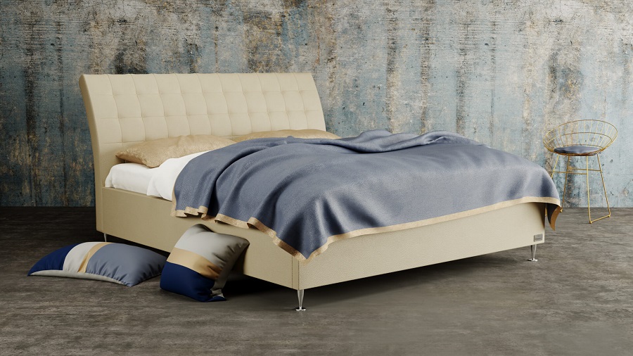 Farba postele by mala byť podľa Feng Shui ladená do tlmených tónov. Zdroj: materasso.sk